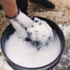 Car cleaning bucket with soap