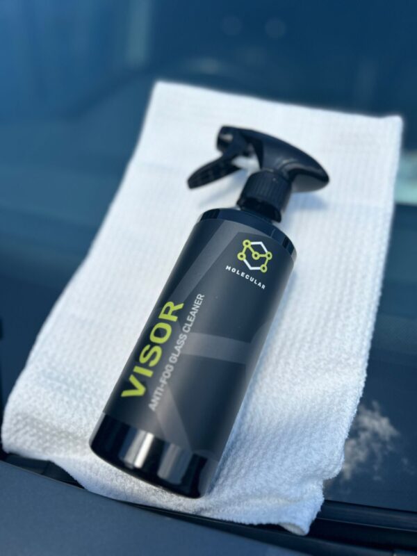 VISOR Anti-Fog Glass Cleaner and GLACIER Glass Cleaning Towel