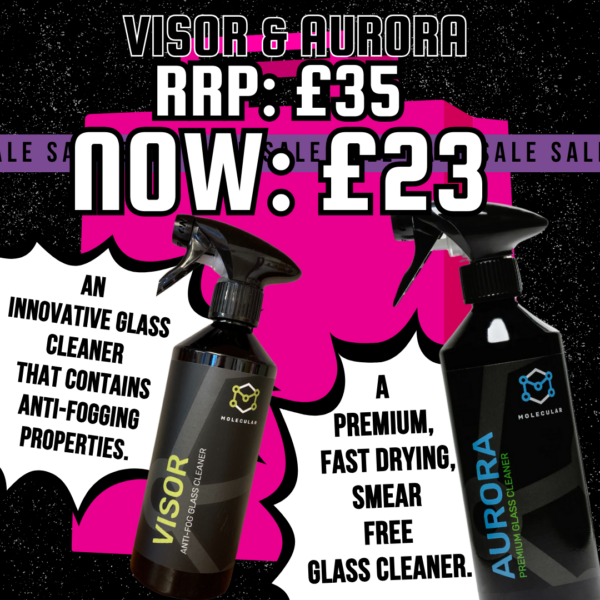 Glass cleaner combination offer.